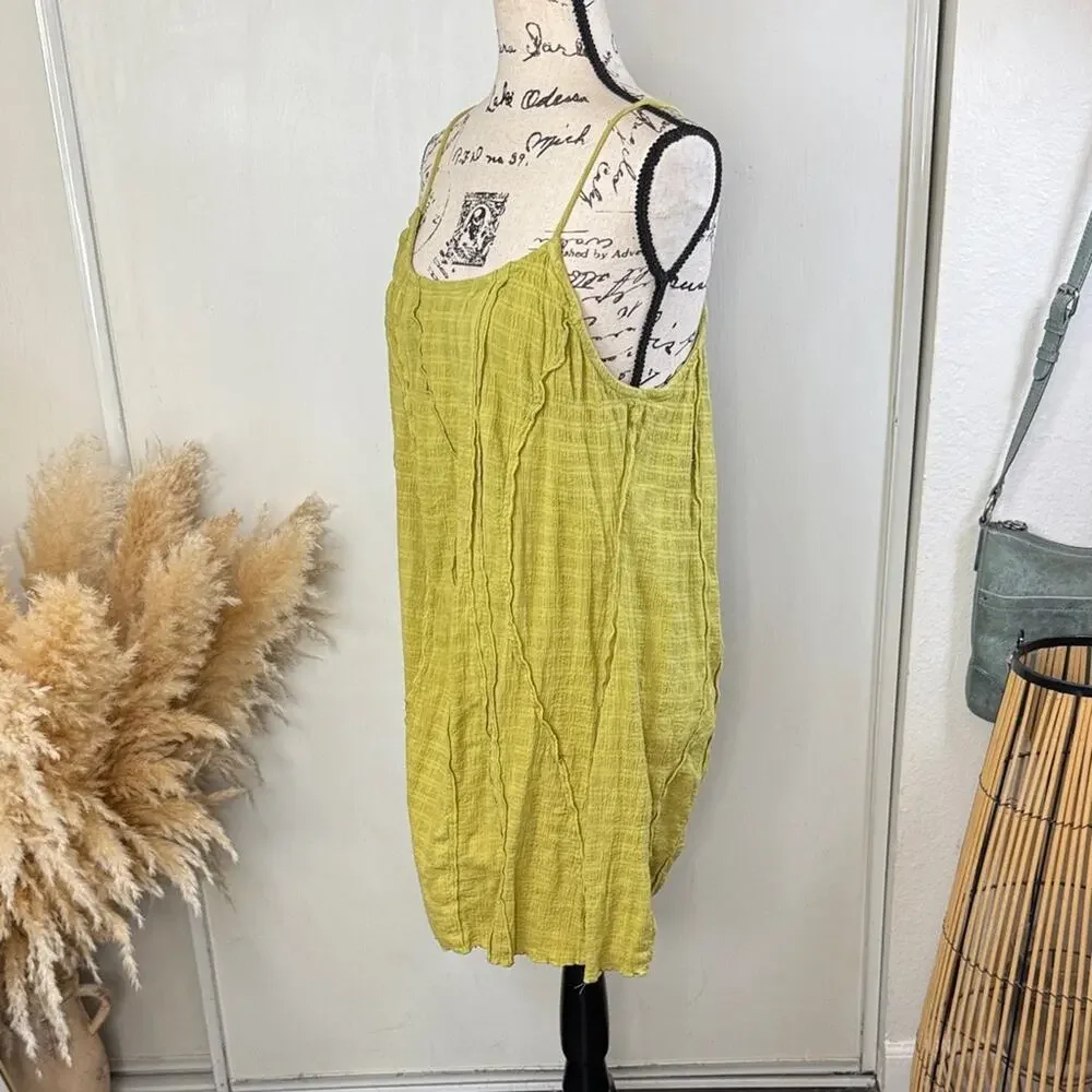 Free People Endless Summer Throwing Shade Mini Dress size Large